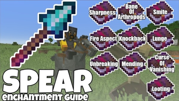 Best Spear Enchantments Minecraft