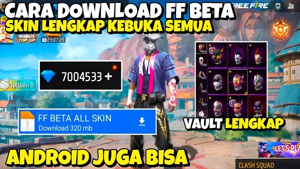Apakah FF Beta Pro mendukung mode ranked beta Download