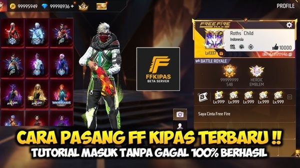 Apakah data FF Beta Pro terpisah dari Free Fire resmi? 2