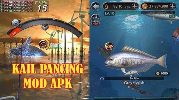 kail pancing mod apk unduh