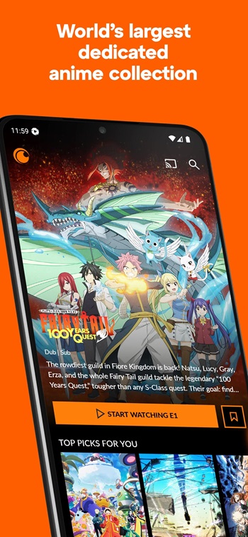 crunchyroll apk without ads