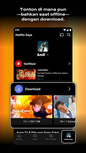 netflix apk unduh